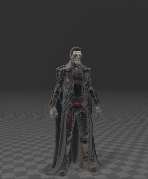 ⚙️ FREE FREE Steampunk Post-Apocalyptic Frankenstein - Decorative figure for painting | FREE Steampunk Post-Apocalyptic Frankenstein - Decorative figure for painting