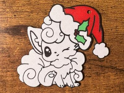Snowy Christmas Keyring - Pokemon