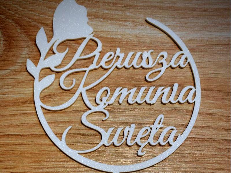 First Holy Communion cake topper #3