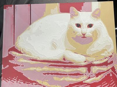 White Tomcat Hueforge