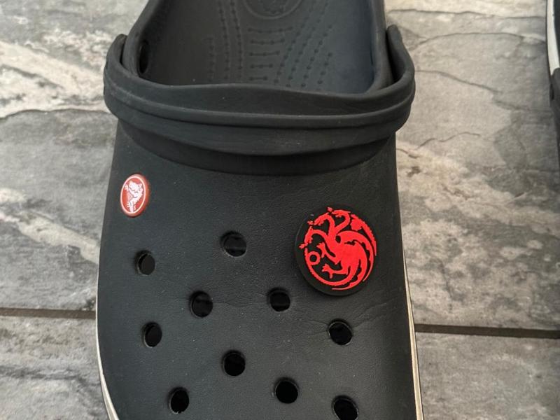 House Targaryen Sigil Crocs Charm
