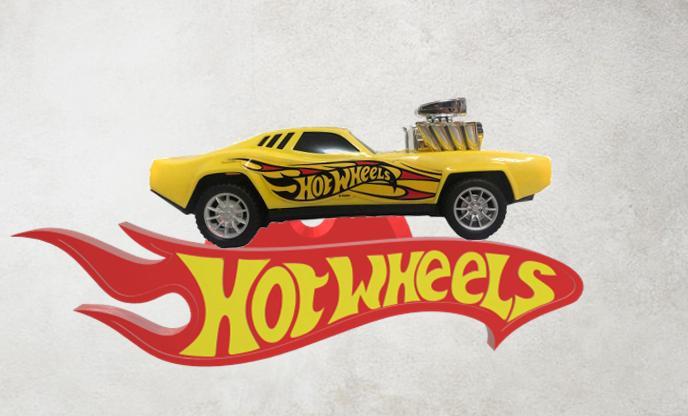 Wall display stand for Hot Wheels 1:64