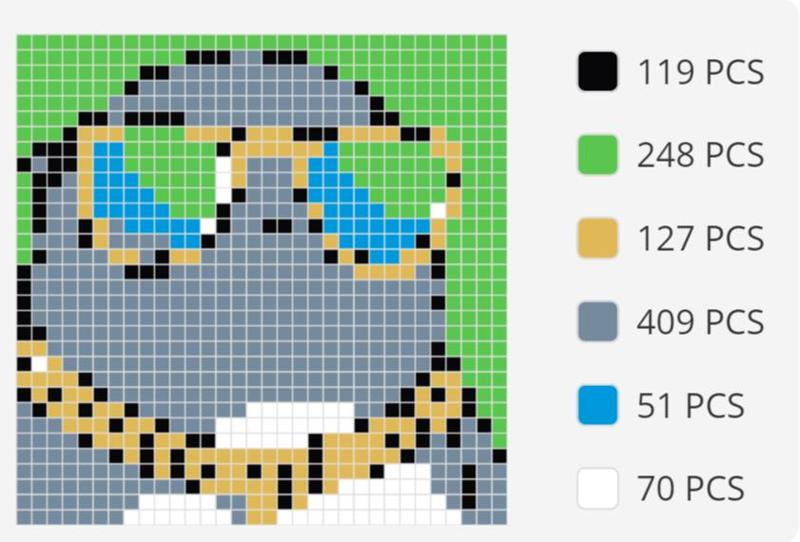 Pixel Puzzle Senk the Rich Seal