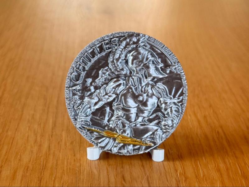 2023 Achilles - 2 oz Silver Coin Replica