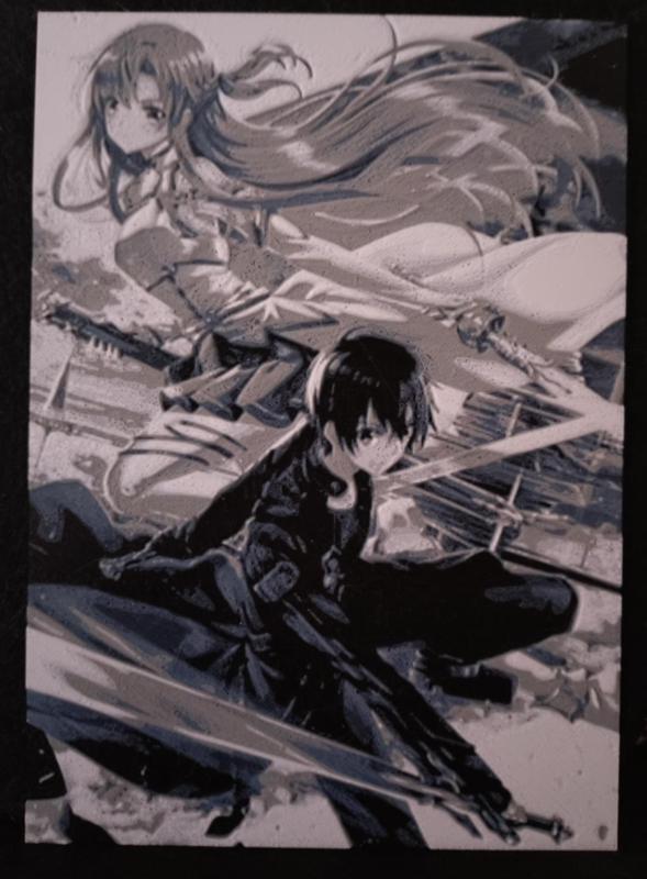 Sword Art Online Kirito and Asuna (HueForge)