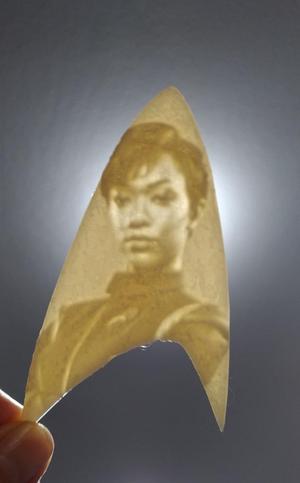 Michael Burnham badge lithophane