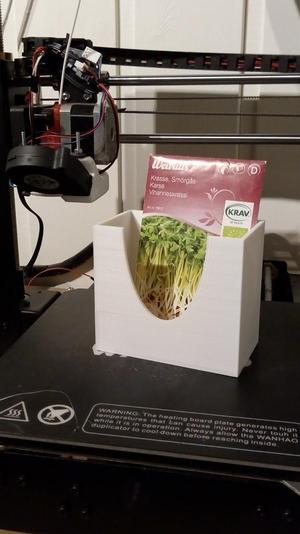 Seed envelope holder