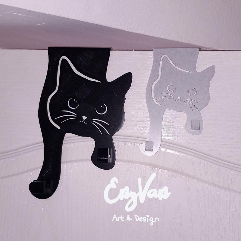 Over the door cat design hanger EAD