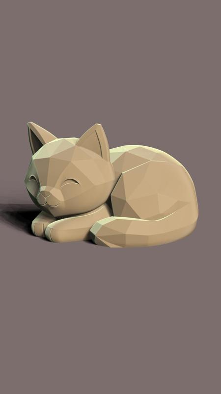 minimalist kitten