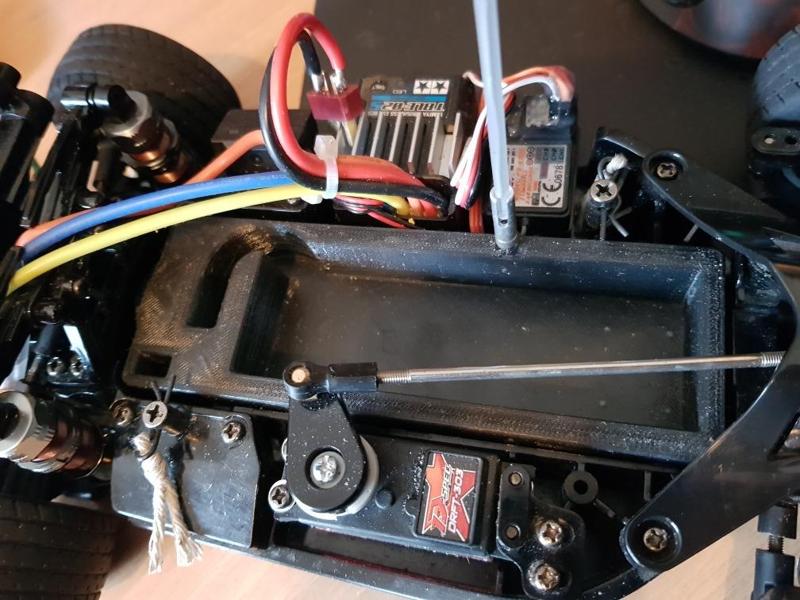 Tamiya Alpine A110 Battery Tray Adapter and Cover