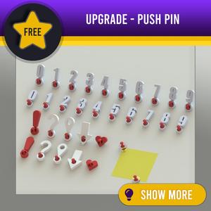 Upgrade - Push pin