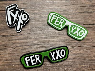 Ferxxo key rings and pins