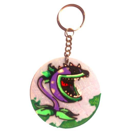 Multicolor in one layer: Carnivora Plant Keychain - Keychain Chomper PVZ