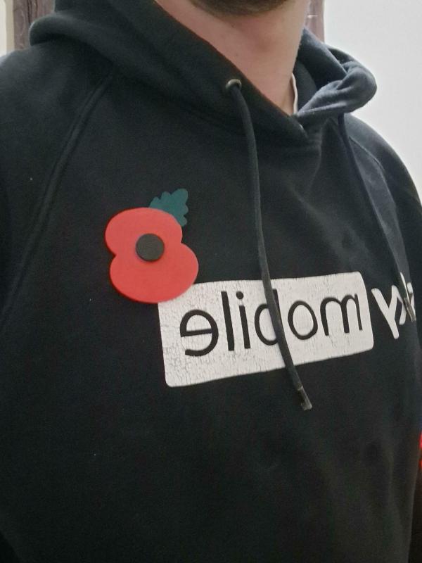 Poppy Badge, No pin!