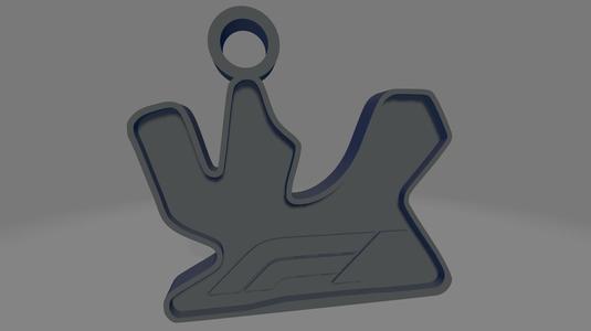 Losail F1 Circuit Keychain