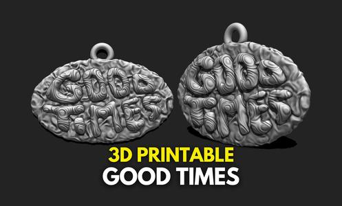 Phrase Pendant STL File for 3D Printing - Keychain 3D Print