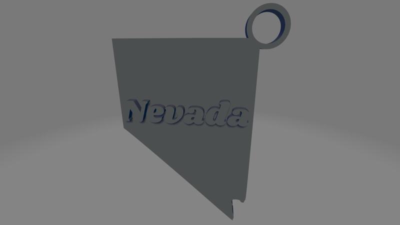 Nevada Keychain