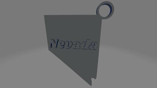 Nevada Keychain