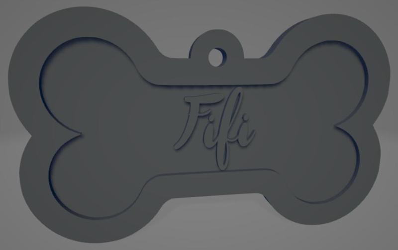 Bicolor Dog Collar "Fifi" - Collar bicolor para perro "Fifi"