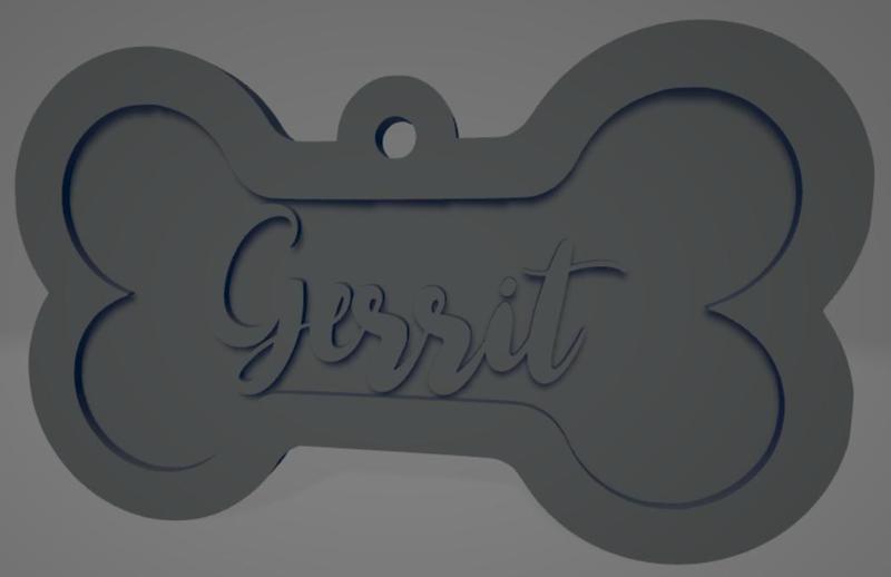Bicolor Dog Collar "Gerrit" - Collar bicolor para perro "Gerrit"