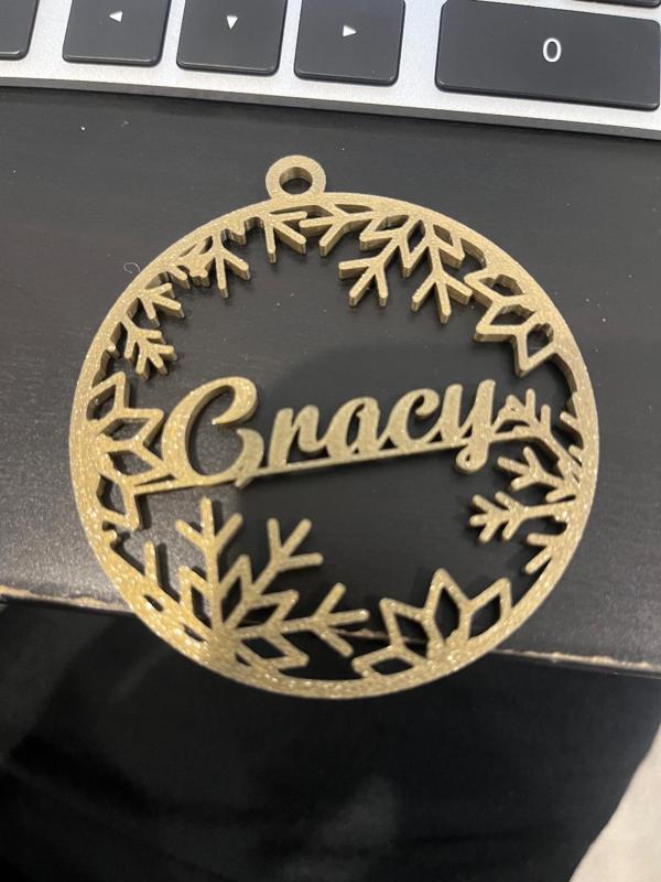 GRACY  CHRISTMAS TAG