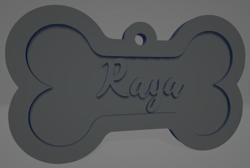 Bicolor Dog Collar "Raya" - Collar bicolor para perro "Raya"