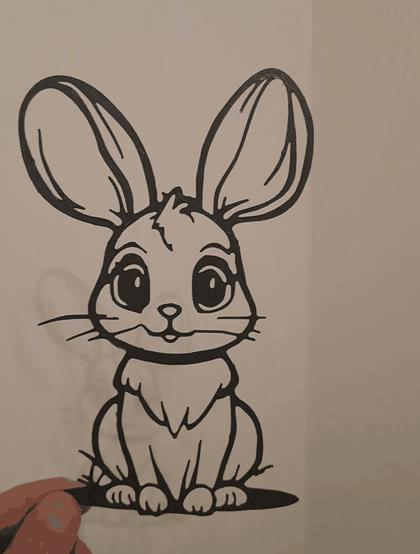 CUTE BUNNY, EASTER BUNNY,EASTER DECOR, BUNNY