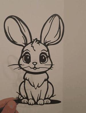 CUTE BUNNY, EASTER BUNNY,EASTER DECOR, BUNNY