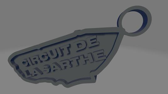 Circuit de La Sarthe keychain