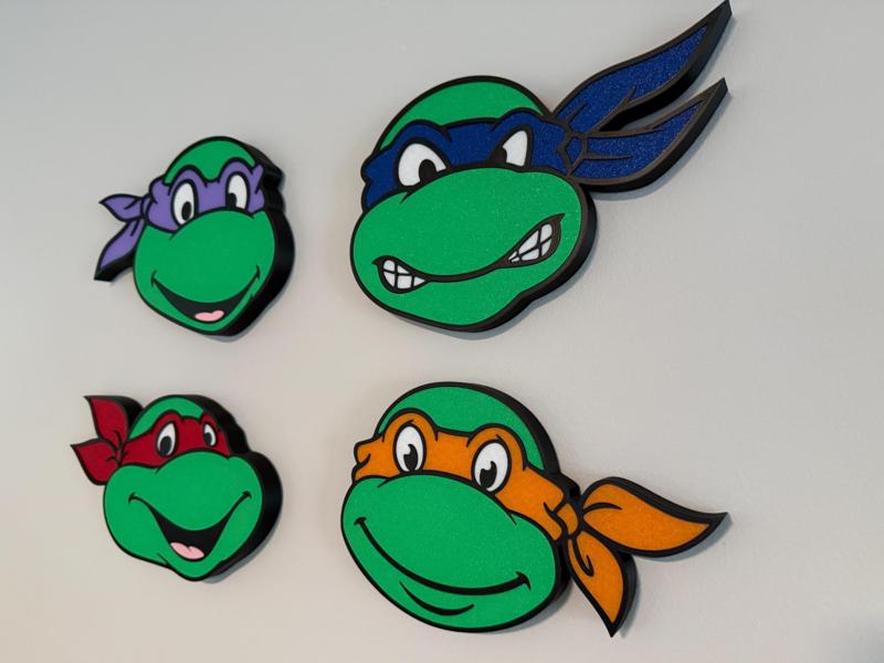 Teenage Mutant Ninja Wall Art (NO AMS)