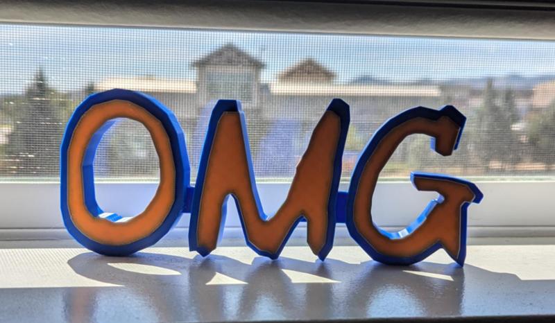 NY Mets OMG (Oh My God) Celebration Sign