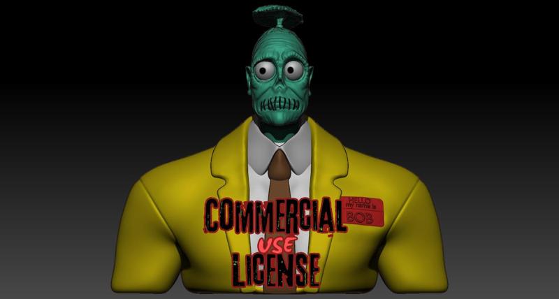 Beetlejuice - Bob - Shrunken Head (Commercial Use License)
