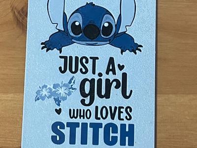 just a girl who loves stitch hueforge