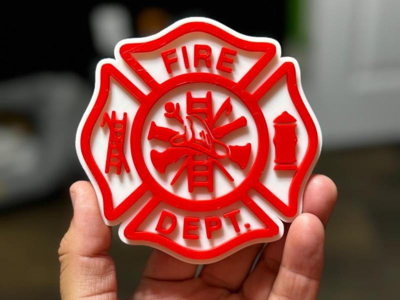 Fire Department Logo - Maltese Cross