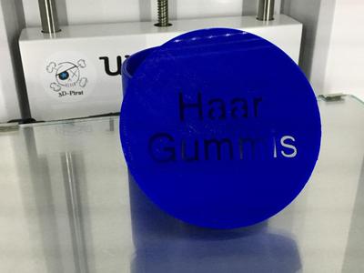 Dose für Haargummis