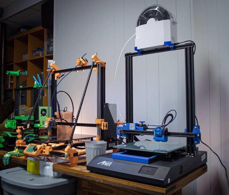 eSun eBox 2020 Mount - 4mm + t-nut holes (remix)