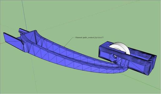 Creality_Ender_3_Filament_Guide_Remixed_with_Pulley