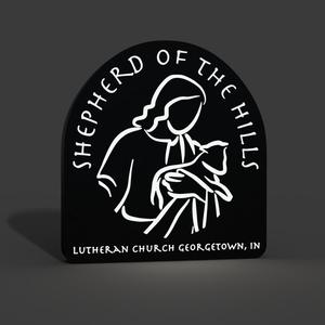 Sheperd of the Hills Lightbox LED Lamp