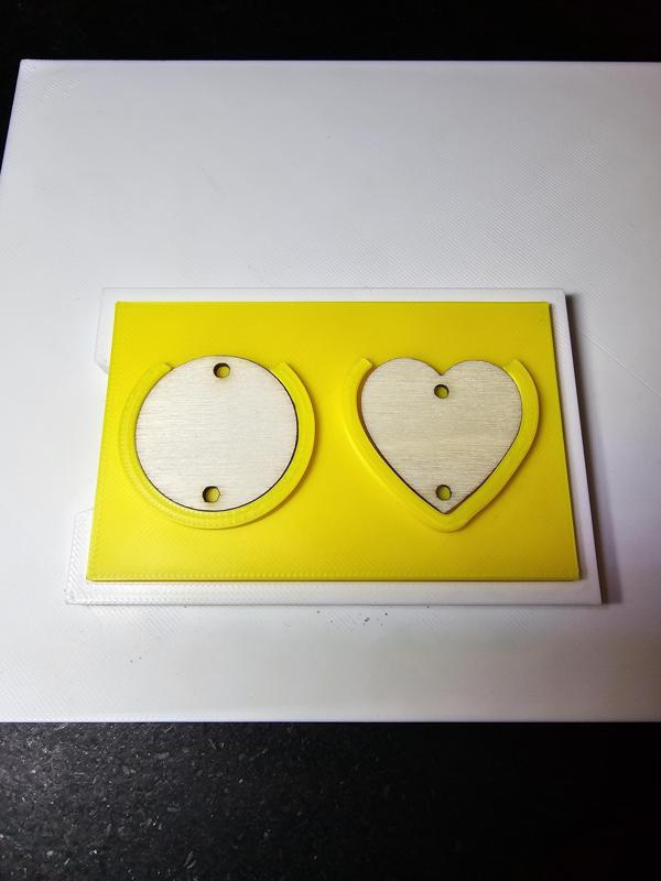 GABARIT ICUBE COEUR ET ROND CALENDRIER ANNIVERSAIRE / JIG ICUBE BIRTHDAY CALENDAR