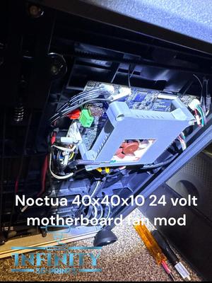 K1 MAX 40 X40 X 10 NOCTUA 24 VOLT MOTHERBOARD FAN MOUNT