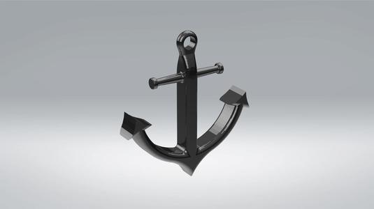 Anchor keychain