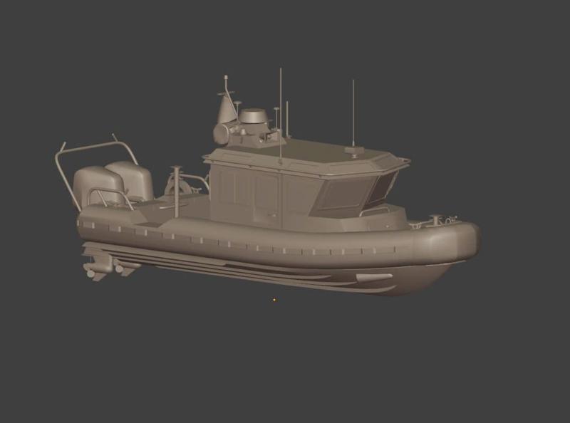 Coast Guard Boast 3D model