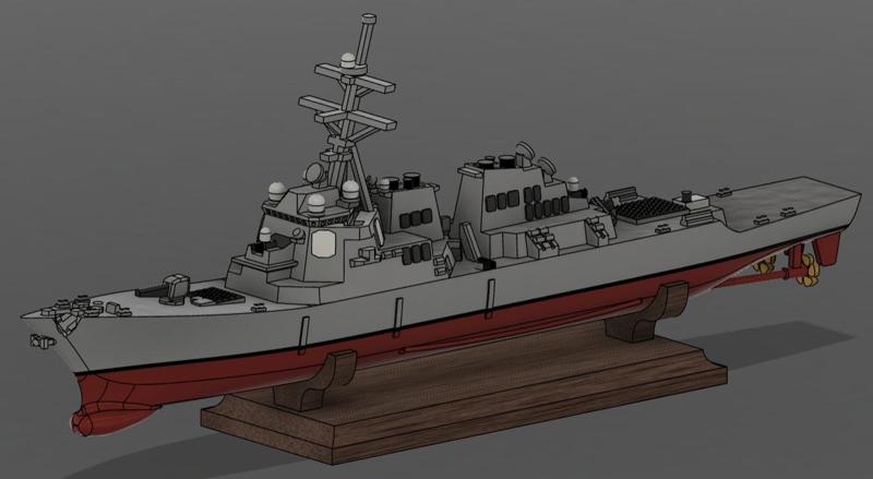 Arleigh Burke- Class Guided Missile Destroyer Flight I