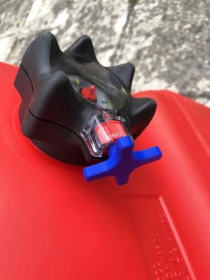 8mm Hex Allen Key Insex Lobed Hand Wheel Knob for boat outboard fuel tank cap with indicator etc