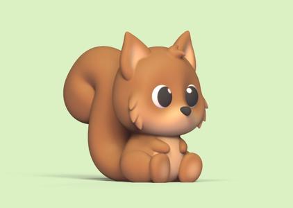 Cute Baby Squirrel