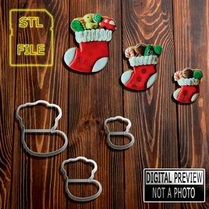COOKIE CUTTER - CHRISTMAS BOOT MODEL
