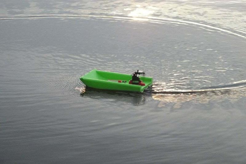 Simple 3D Printed RC Airboat