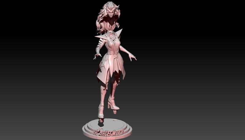 Scarlet Witch (Marvel Comics) | CARTOON FIGURE | MARVEL UNIVERSE | MARVEL RIVALS