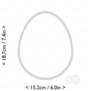 Egg Cookie Cutter 7in / 17.8cm