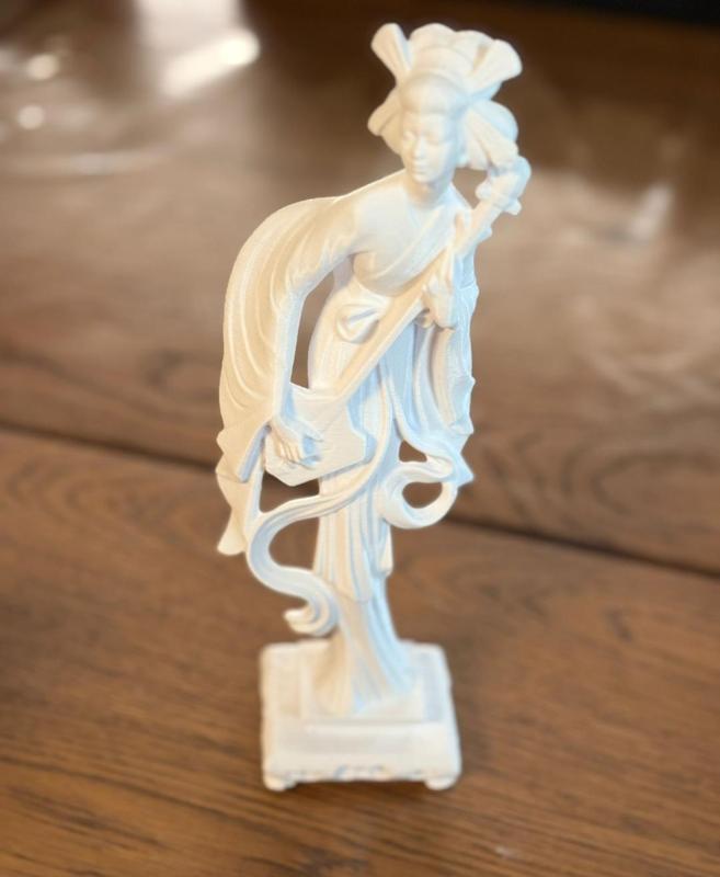Geisha Ivory Figurine